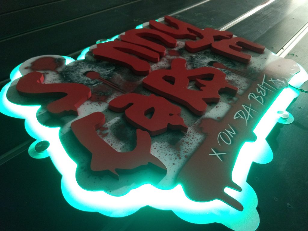 Custom 3d signs with led lights